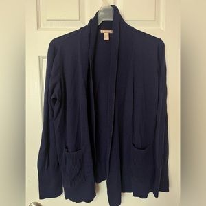 White Stag Navy Cardigan